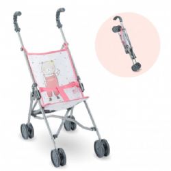 JCÉTÉ25 COROLLE - POUSSETTE CANNE ROSE POUR POUPON 36/42/52 CM